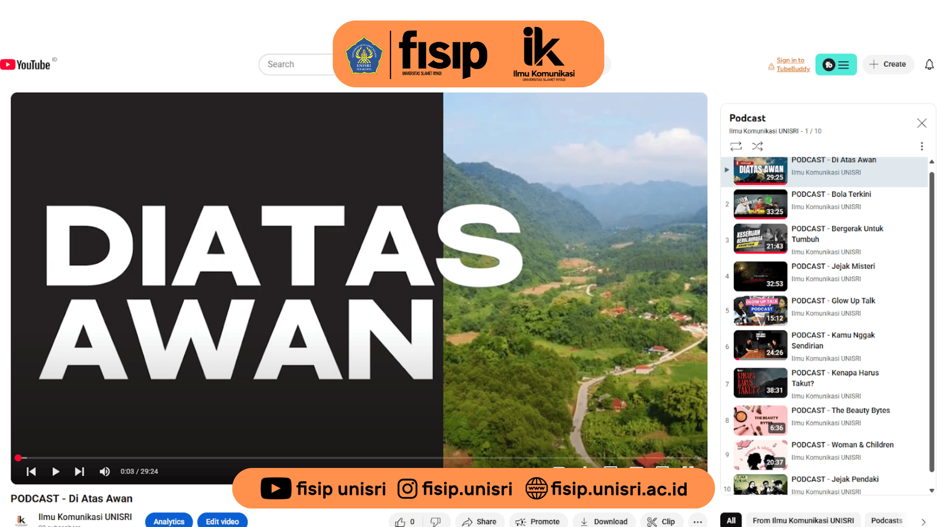 Mahasiswa Ilmu Komunikasi UNISRI Unjuk Kreativitas Lewat Konten Podcast Digital: Belajar Langsung Jadi Kreator