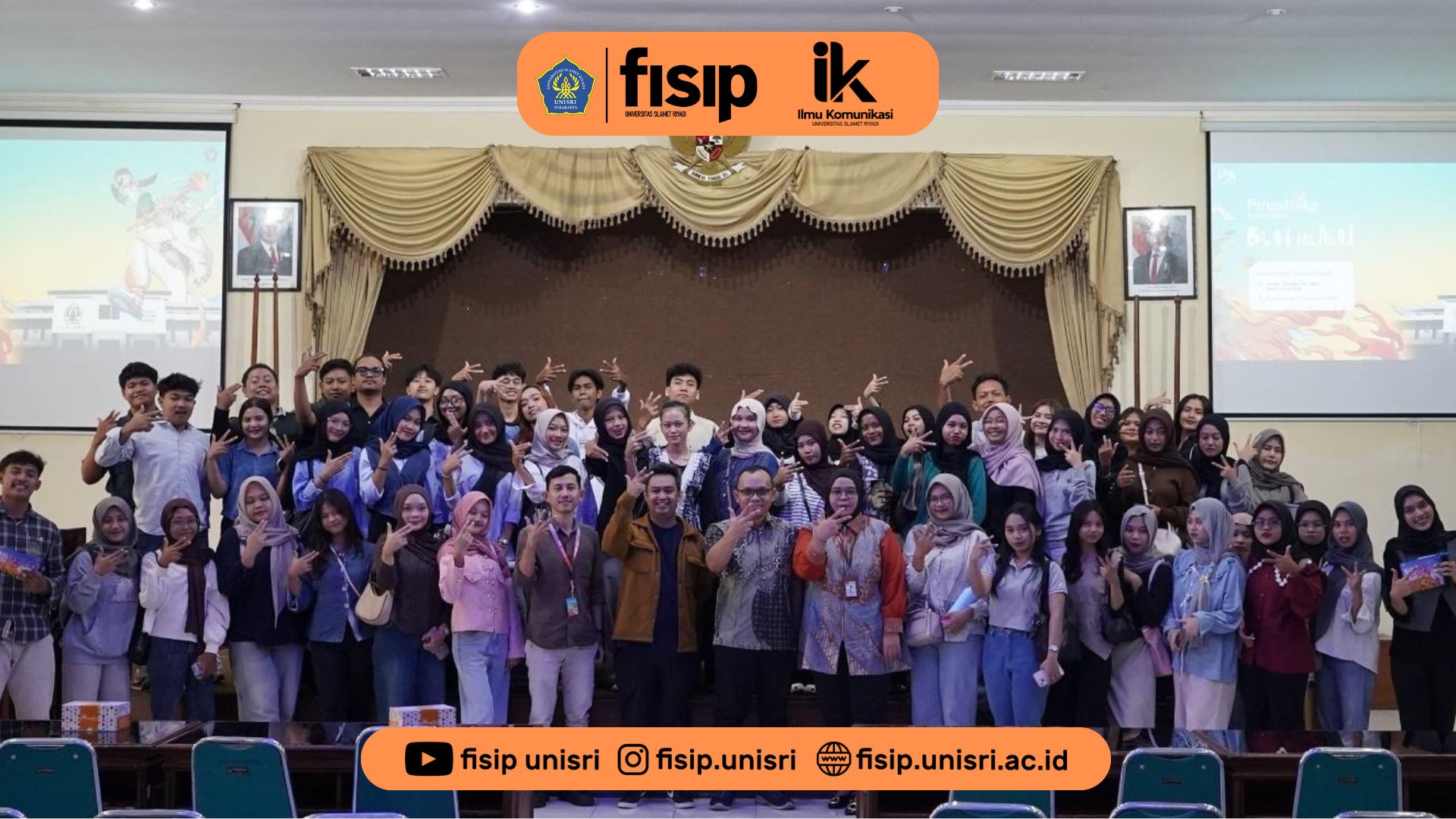 Mahasiswa Ilmu Komunikasi UNISRI Ikuti Pinasthika Roadshow 2025: “Beat the Heat”